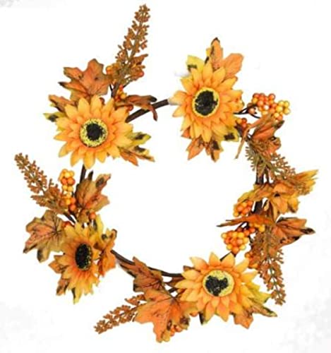 VEA SRL L.Herbst Girlande Sonnenblumen 35 cm LEI577 von VEA SRL