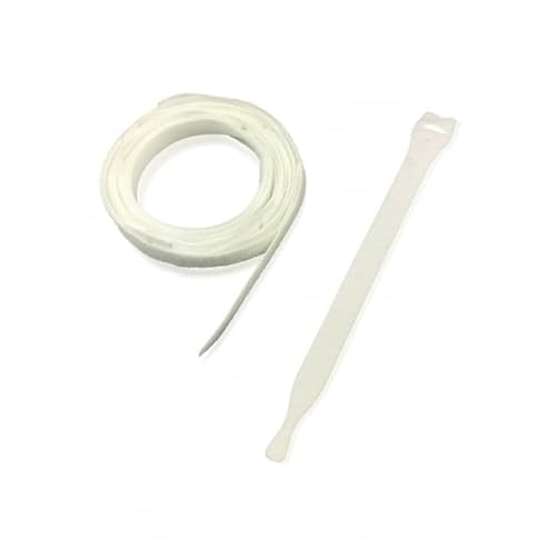 VELCRO® Kabelbinder Klett/On & Off Kabel Klettband in Weiß 20mmx200mm, 10 Stücke von VELCRO Brand