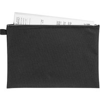 VELOFLEX Reißverschlussbeutel schwarz/silber Textil, 1 St. von VELOFLEX