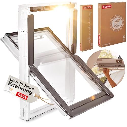 Original Velux Dachfenster - Thermo Technology (78 x 98) mit Eindeckrahmen von VELUX