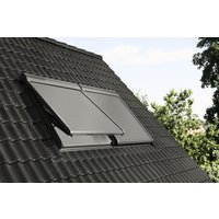 VELUX Solar-Rollladen »SSL PK08 0000S«, dunkelgrau, für VELUX Dachfenster, inkl. Funk-Wandschalter von VELUX