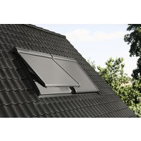 VELUX Solar-Rollladen »SSL SK08 0000S«, dunkelgrau, für VELUX Dachfenster, inkl. Funk-Wandschalter von VELUX