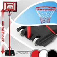Vendomnia - Basketballkorb Basketballständer Basketballanlage mit Ständer & Brett für Kinder, Jugendliche & Erwachsene, höhenverstellbare 230 von VENDOMNIA