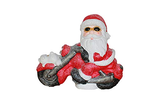 VERO HOME Deko Weihnachtsmann Santa Norbert - 25cm - Weihnachtsfigur Keramik MGO von VERO HOME