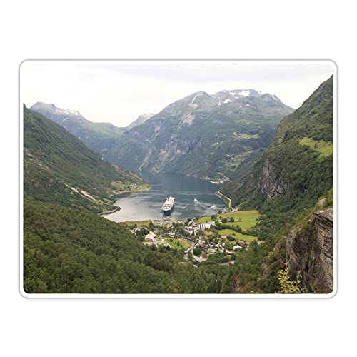 Vero Home 15833 Tischset 6-teilig | Motiv Reisen Norwegen | Kratzfest abschwischbar | Maße: 39 x 29 cm von VERO HOME
