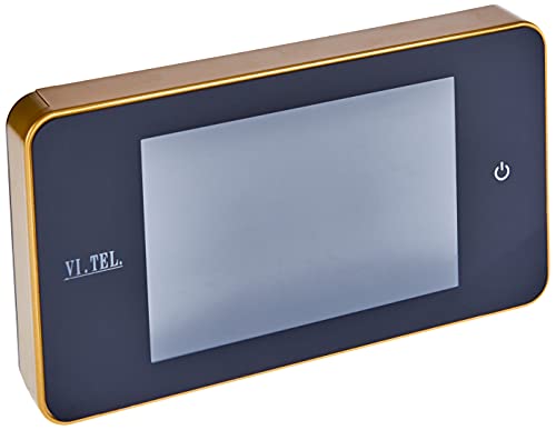 TELESE E0378-40 Digitaler Türspion, Gold von VI.TEL.