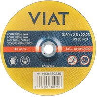 Viat - Schleifscheibe 2,5 mm für Edelstahl-Metall ø230x2,5x22,23mm 0330230 von VIAT