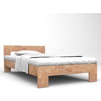 Massivholzbett,Schlafzimmerbett,Doppelbett Eiche 160x200 cm vidaXL von BONNEVIE