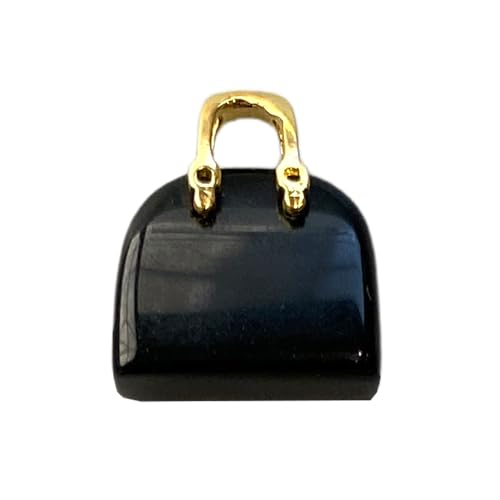 VIE Mini-Handtaschen, 2–2,5 cm, schwarzer Obsidian, Einheitsgröße von VIE
