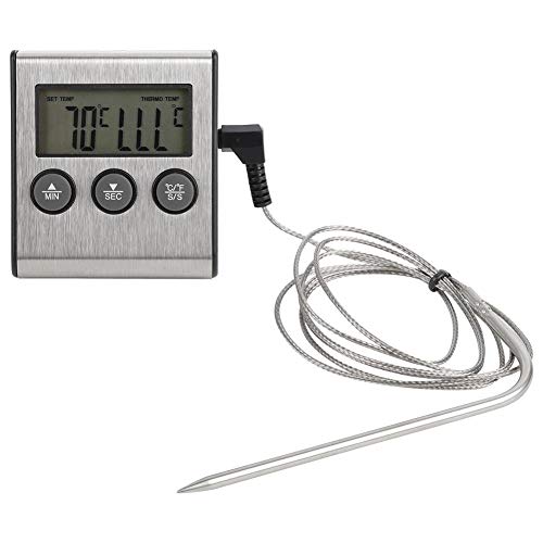 VIFERR Digital-Grill BBQ Thermometer Timer Kochen, Speisen, Fleisch Probe Temparature Tester von VIFERR