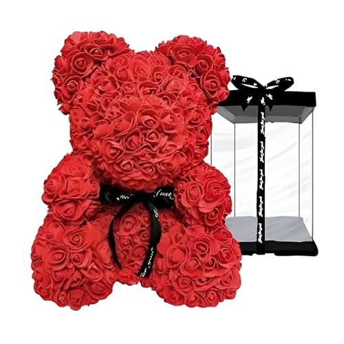 VIGOEXPRESS Rosenbär, Teddybär, Lovebear mit 500 Künstliche Rosen - Das ewige Symbol der Liebe | LOVEBEAR von VIGOEXPRESS