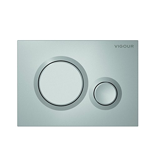 Vigour VIS Betätigungsplatte DON Drückerplatte für WC Vorwandelement Conel (seidematt) von VIGOUR