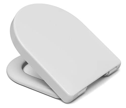 WC-Sitz clivia für WC ohne Spülrand mit Deckel weiss softclose von VIGOUR