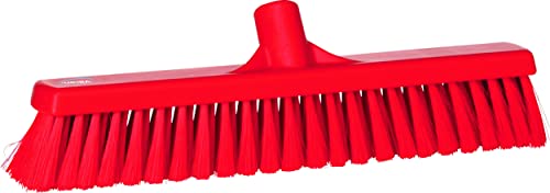 Vikan 31794 Fine Sweep Floor Broom Head, Polypropylene Block, 16-1/2" Polyester Bristle, Red von Vikan