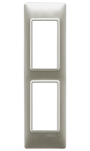 VIMAR SERIE Wandhalter – Platte 2 Panel Modul Tecnopolimero Nickel von VIMAR
