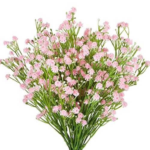 VINFUTUR 6 Bündel Kunstblumen Gypsophila Künstliche Blumensträuße Blumenarrangement für Basteln Hochzeit Party Homedeko von VINFUTUR