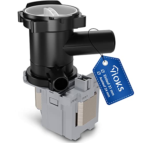 VIOKS Waschmaschine Abwasserpumpe Ersatz für Laugenpumpe Bosch Pumpe 00145787 & Bosch Wasserpumpe, Siemens Laugenpumpe Siemens Waschmaschine iQ300 von VIOKS