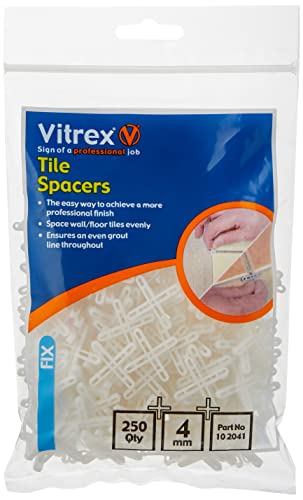 Vitrex - 10 2041 Bodenfliese Spacer 4,00 mm Packung mit 250 - VIT102041 von VITREX