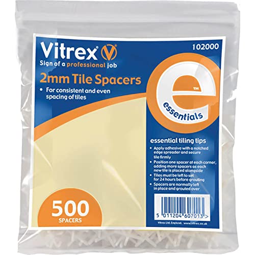 Vitrex 102000 Essential Tile Spacers (500) 2mm von VITREX