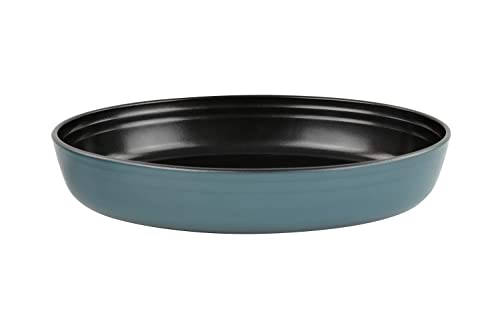 Vitrinor Ovaler Auflaufform aus Glas, Blau, mit Antihaftbeschichtung, 35 x 24 x 6 (3 l), geeignet für Ofen, Gefrierschrank und Mikrowelle. von VITRINOR