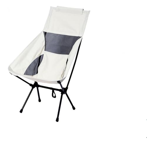 VJKAKZZPY Tragbare Klapp Camping Stuhl Im Freien Mond Stuhl Zusammenklappbaren Fuß Hocker for Wandern Picknick Angeln Stühle Sitz Werkzeuge (Size : B) von VJKAKZZPY