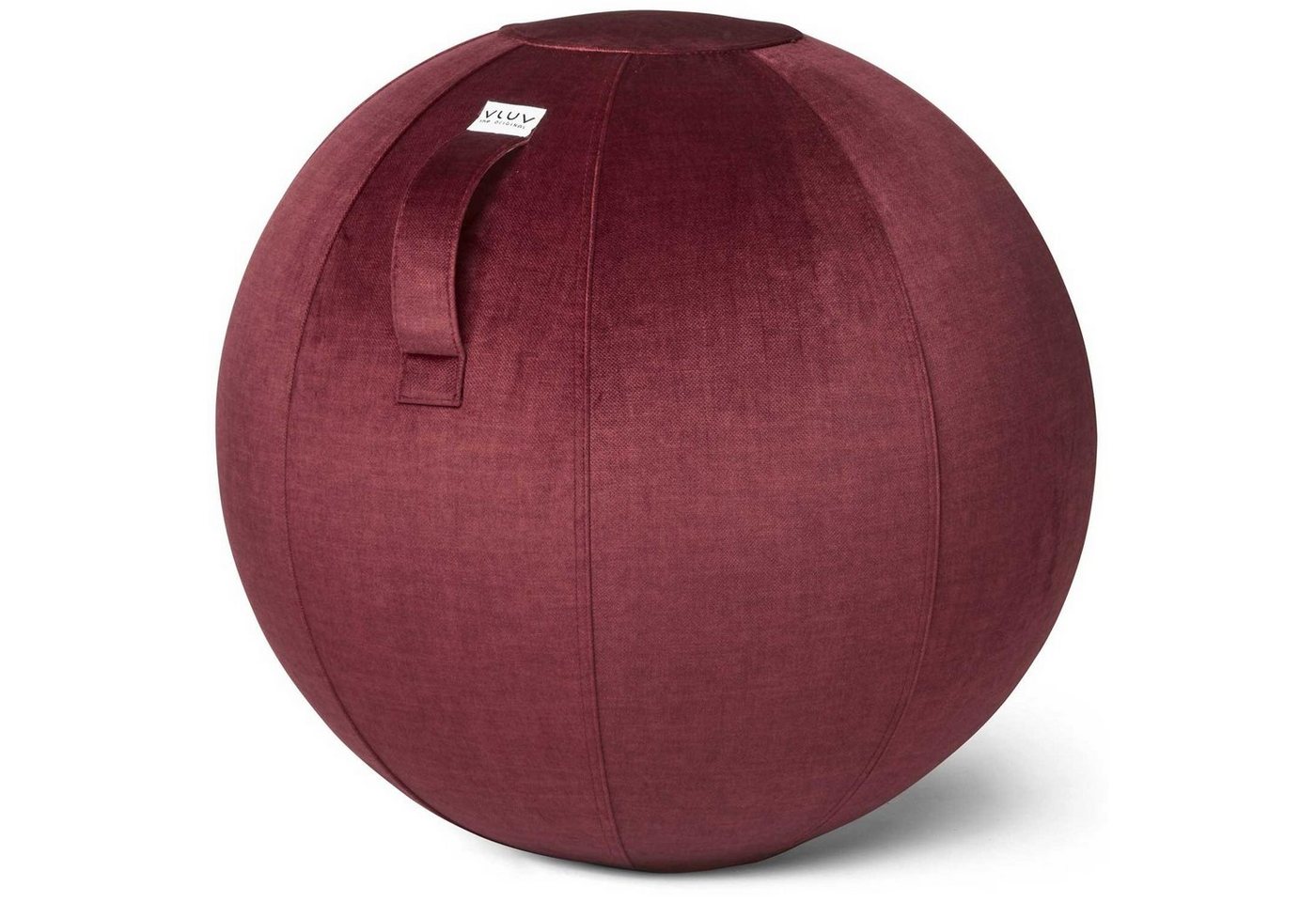 VLUV Stuhl Varm Samt-Sitzball Durchmesser 60-65 cm Chianti von VLUV