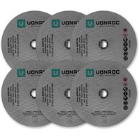 Vonroc - Trennscheibensatz - Ø230mm - Edelstahl und Metall - 6 Stück – Universal von VONROC