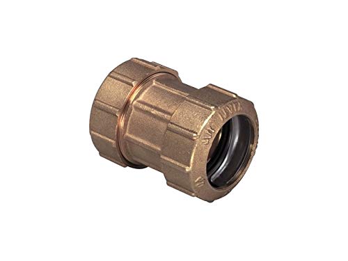 PE ROHR VERBINDER FITTINGS 32 mm Verschraubung aus Messing DVGW Trinkwasser (Messing, MS Kupplung 1") von VOXTRADE