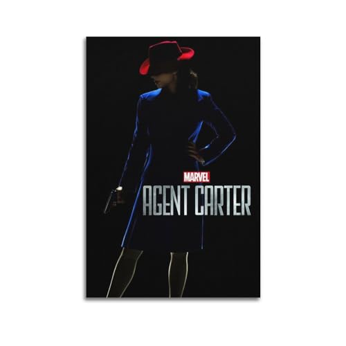 VZRSQZK Agent Carter Filmposter, dekoratives Gemälde, Leinwand-Wandposter und Kunstdruck, modernes Familienschlafzimmer-Dekor-Poster, 30 x 45 cm von VZRSQZK