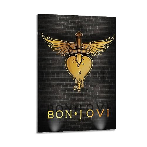 VZRSQZK Bon Jovi Premium-Edition-Poster, dekoratives Gemälde, Leinwand, Wandposter und Kunstdruck, modernes Familienschlafzimmer-Dekor-Poster, 20 x 30 cm von VZRSQZK