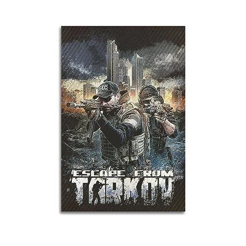 VZRSQZK Escape from Tarkov Videospiel-Poster, dekoratives Gemälde, Leinwand-Wandposter und Kunstdruck, modernes Familienschlafzimmer-Dekor-Poster, 20 x 30 cm von VZRSQZK