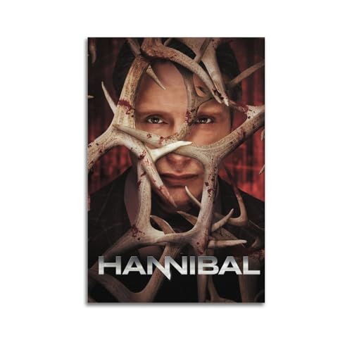VZRSQZK Hannibal TV-Serie-Poster, dekoratives Gemälde, Leinwand-Wandposter und Kunstdruck, modernes Familienschlafzimmer-Dekor-Poster, 40 x 60 cm von VZRSQZK