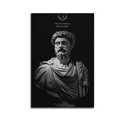 VZRSQZK Marcus Aurelius Equestrian-Poster, dekoratives Gemälde, Leinwand-Wandposter und Kunstdruck, modernes Familienschlafzimmer-Dekor-Poster, 30 x 45 cm von VZRSQZK