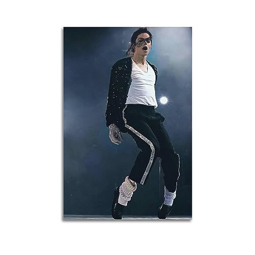 VZRSQZK Musik-Sänger-Poster Michael Jackson, dekoratives Gemälde, Leinwand-Wandposter und Kunstdruck, modernes Familienschlafzimmer-Dekor-Poster, 30 x 45 cm von VZRSQZK