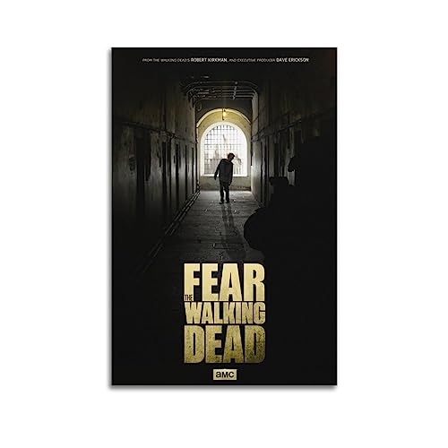 VZRSQZK Poster "Fear The Walking Dead" TV-Show Staffel 1, dekoratives Gemälde, Leinwand-Wandposter und Kunstdruck, modernes Familienschlafzimmer-Dekor-Poster, 50 x 75 cm von VZRSQZK