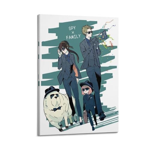 VZRSQZK Spy X Family Anime-Poster, dekoratives Gemälde, Leinwand-Wandposter und Kunstdruck, modernes Familienschlafzimmer-Dekor-Poster, 30 x 45 cm von VZRSQZK