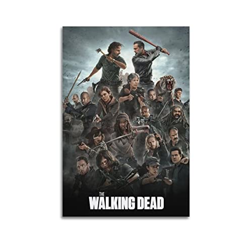 VZRSQZK The Walking Dead TV-Poster, dekoratives Gemälde, Leinwand-Wandposter und Kunstdruck, modernes Familienschlafzimmer-Dekor-Poster, 20 x 30 cm von VZRSQZK
