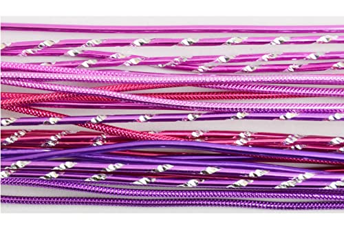 Vaessen Creative Alu Deco Aludraht | Lila & Rosa | 40 cm | 27 Stück, Aluminium, Pink, 40 x 0,2 x 0,2 cm von Vaessen Creative