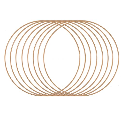 Vaessen Creative Metallringe, 25cm Antikes gold 8Stücks von Vaessen Creative