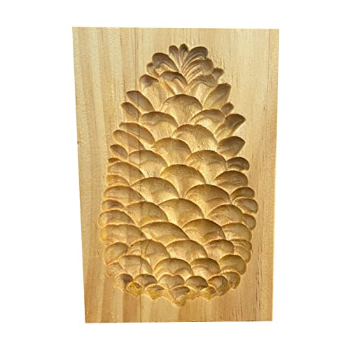 Geschnitzte Holzform für Lebkuchenkekse, zum Backen von Keksen, Prägeform, praktische Küchenutensilien, einfache Bedienung von Valink