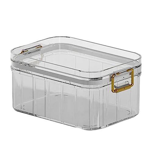 Valink Stapelbarer Behälter für Lebensmittel – Kunststoff, BPA-frei, wasserdicht, Küchen-Vorratsdosen, Organizer für Kühlschrank, Küche, luftdichter Clip-Deckel, 450 ml von Valink