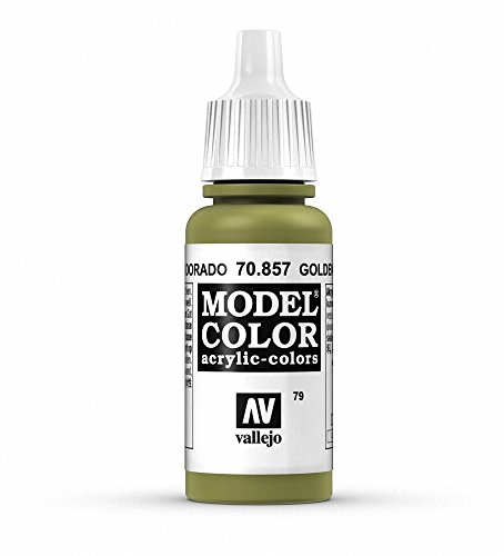 Vallejo, Model Color, Acrylfarbe, 17 ml Goldfarben/Olivgrün von Vallejo