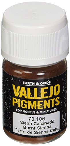 Vallejo 30 ml Pigmente - Burnt Sienna, Braun von Vallejo