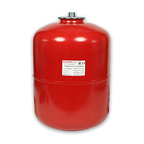 Membranausdehnungsgefäß für Heizung 12 Liter - max. 6 bar - 3/4'' AG rot von Varem