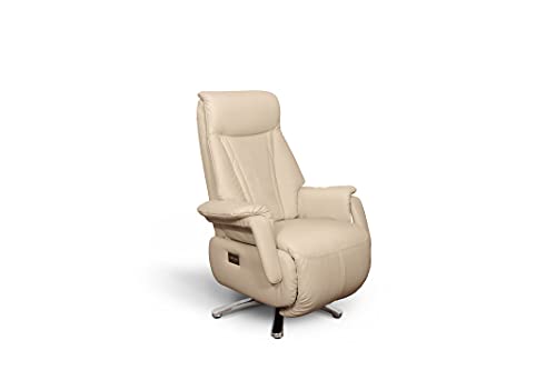 Vario Casa TV-und Relaxsessel, Leder, Perle, M von Vario Casa