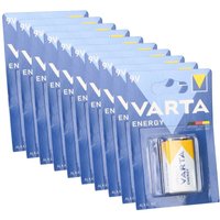 10x Varta Energy 9V-Block Batterie 1er Blister AlMn 565mAh von Varta