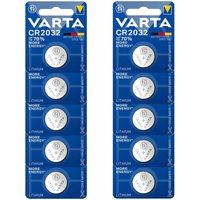 Varta Electronics CR2032 Lithium Knopfzelle 10er Pack von Varta