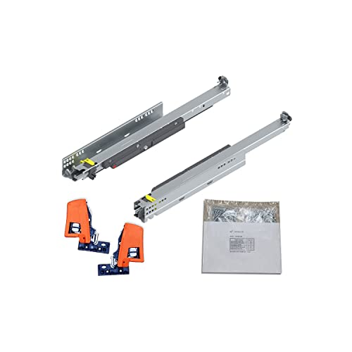 BLUM MOVENTO TIP-ON 760H Schubladenschienen, 420mm Vollauszug 40kg, 1 Paar inkl. Kupplung und Montagezubehör-Set von vasalat