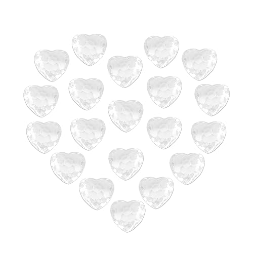 Vasemele 500 Stück Funkelnd Herzen Diamantkristalle Streudeko Deko Steine Kristalle Konfetti Diamanten Kristalledelsteine für Hochzeit GlasdiamantenStreuherzen Hochzeit Diamanten Deko Acryl Kristall von Vasemele