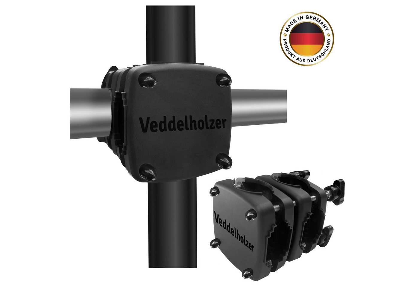 Veddelholzer Garten Schirmhalter Premium Sonnenschirmhalter für Balkongeländer Schirm Schirmhalter von Veddelholzer Garten